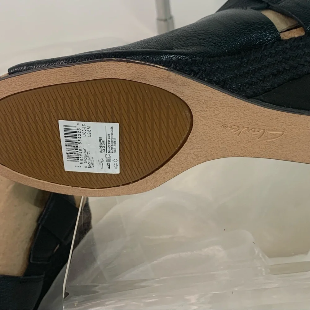 Clarks Black Spiced Bay Sandal - Women's